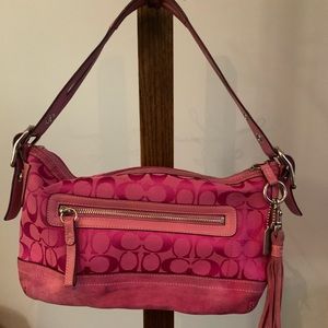Pink coach purse